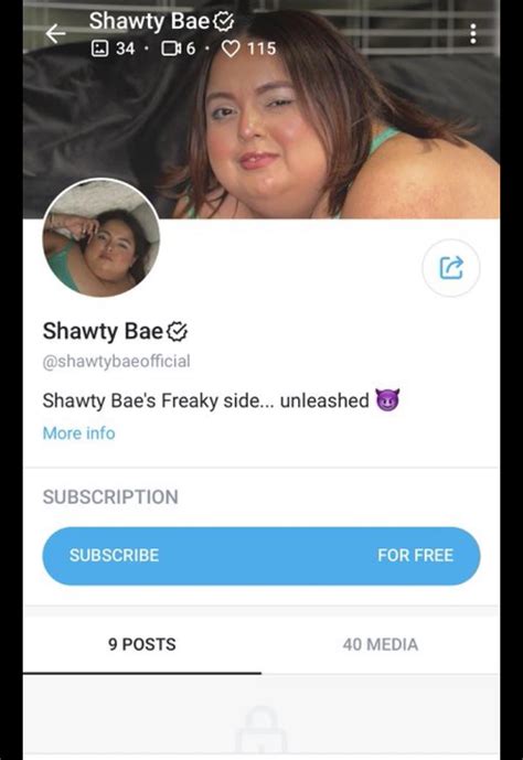 shawty bae only fans leaks|Shawty Bae Nude Onlyfans (TikTik Star ...